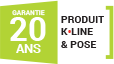 ' + expertData.title + ' possède la Garantie 20 ans sur la pose et les produits K•LINE