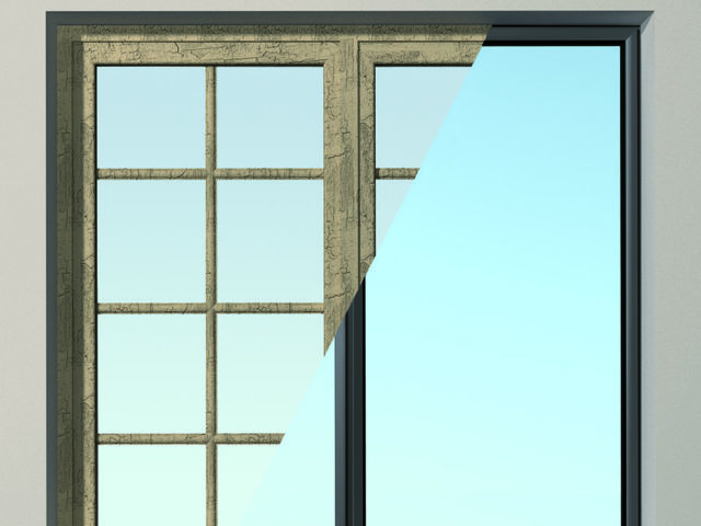Fenêtres en aluminium à ouvrant caché - INITIAL
