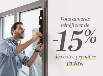 Promo fenêtre – 15%